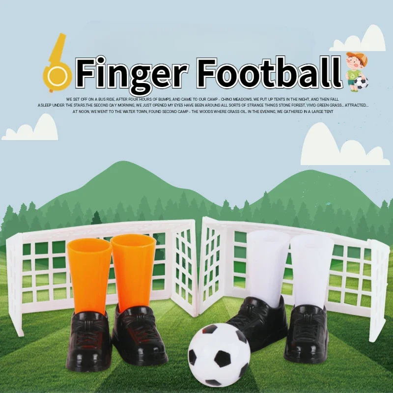 Juegos de juegos de fútbol con dos objetivos para niños, fiesta familiar divertida, juguete de partido de fútbol con dedos para fanáticos, Fiesta en