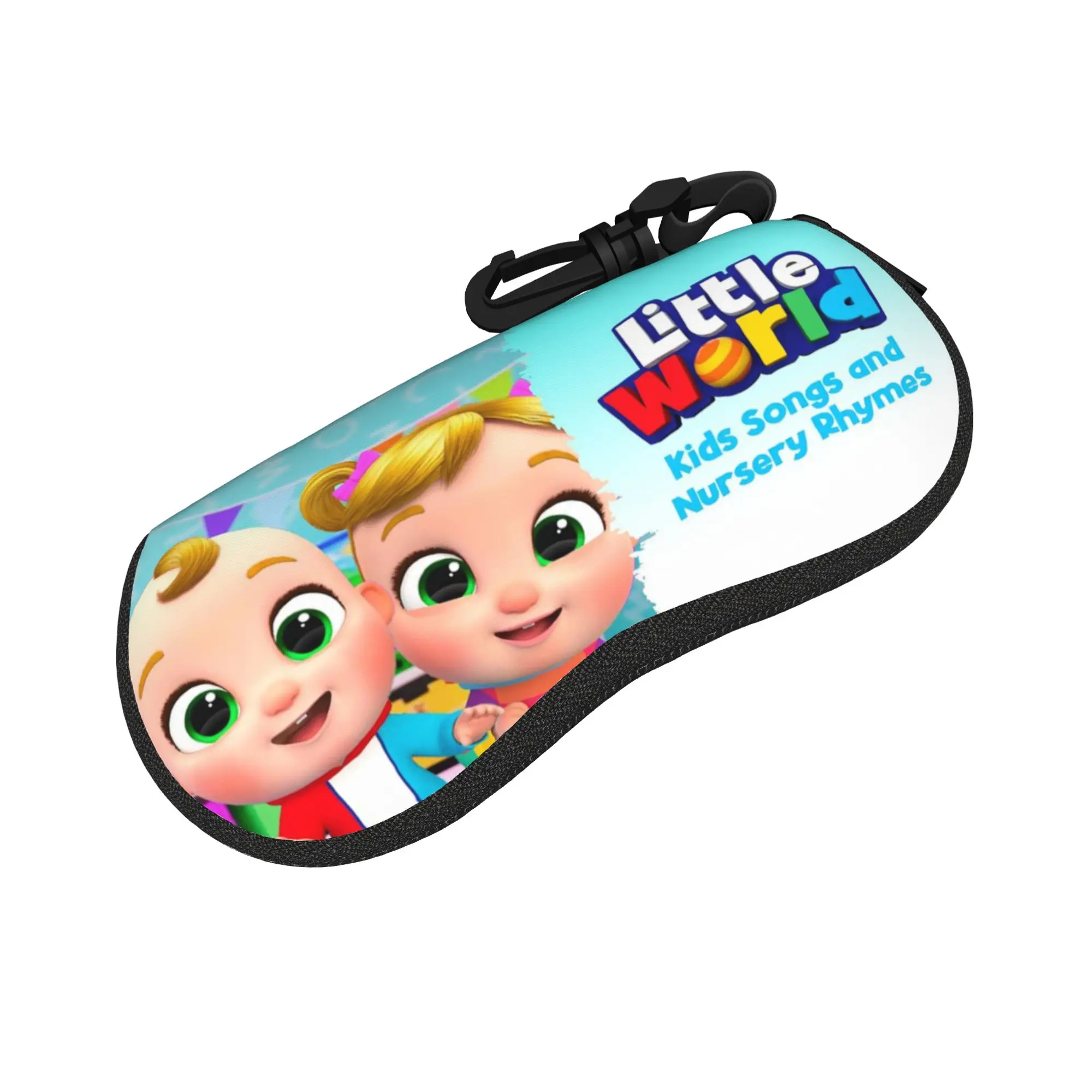 Little World cartoon anime Glasses Case Gift For Girl  Zipper  Glasses Box Ultra Sunglasses Box