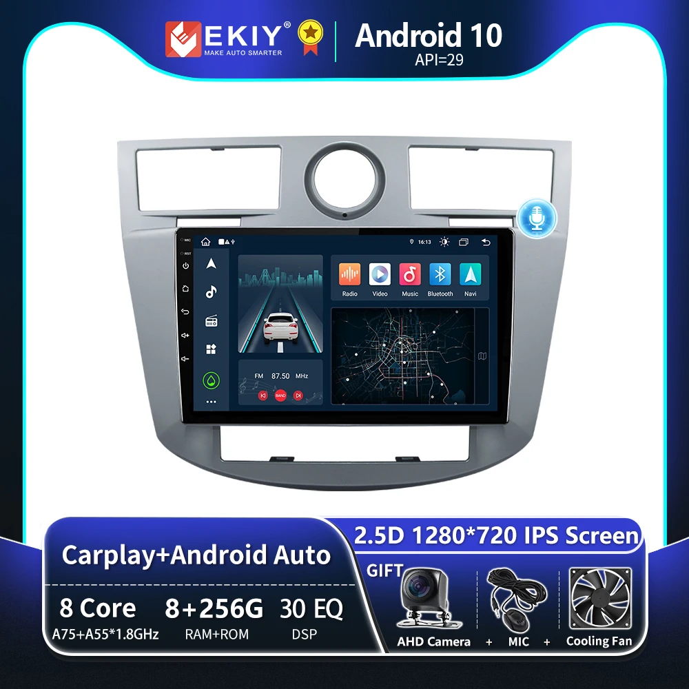 EKIY T8 For Chrysler Sebring Cirrus 2007 - 2010 Car Radio Multimedia Video Player Navigation GPS Android Auto Carplay 2 Din DVD