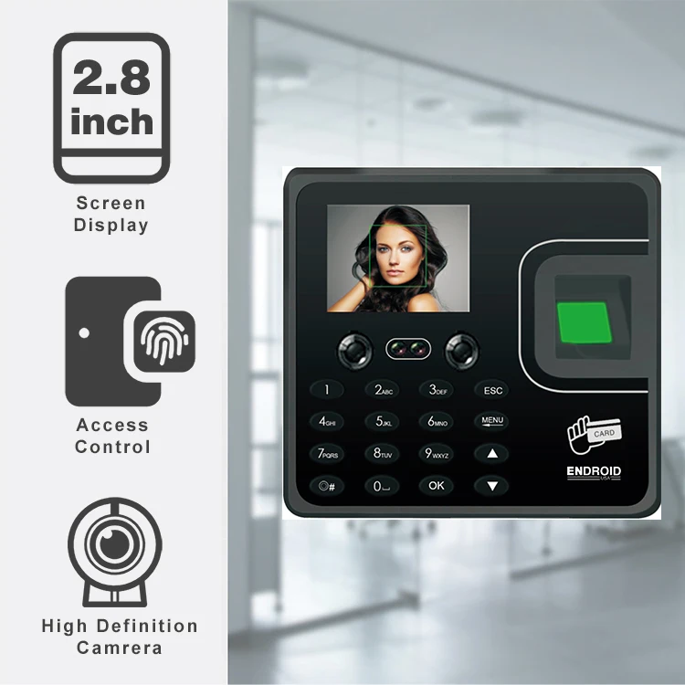 001 Cloud TCP|IP Time Recording 4G Punch Card Machine Face Fingerprint Time and Attendance Access Control Machine