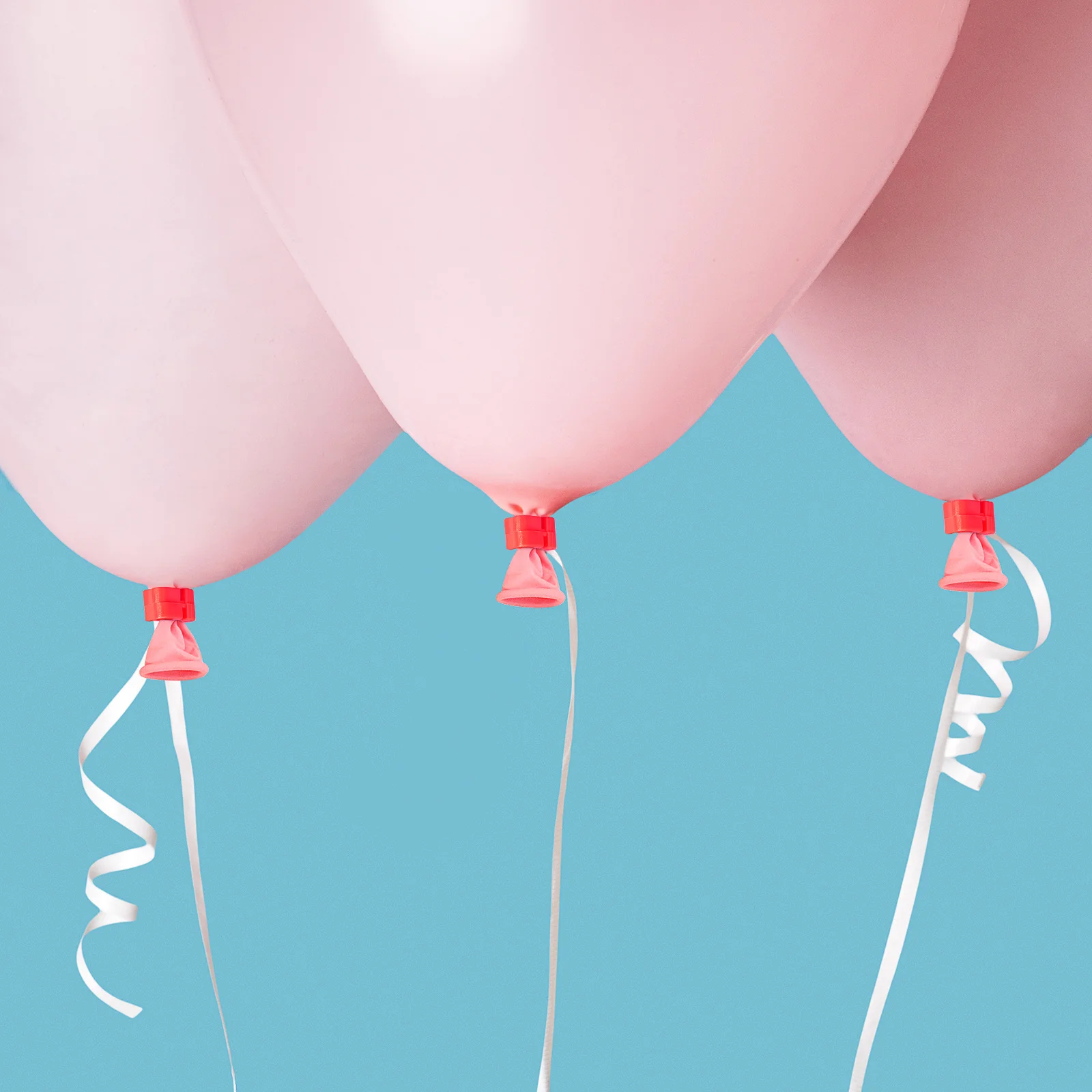 

100pcs Clips Plastic Balloon Sealing Clamps For Birthday Wedding Party Supplies Balloon Tying Tool Party Balloons Accessories