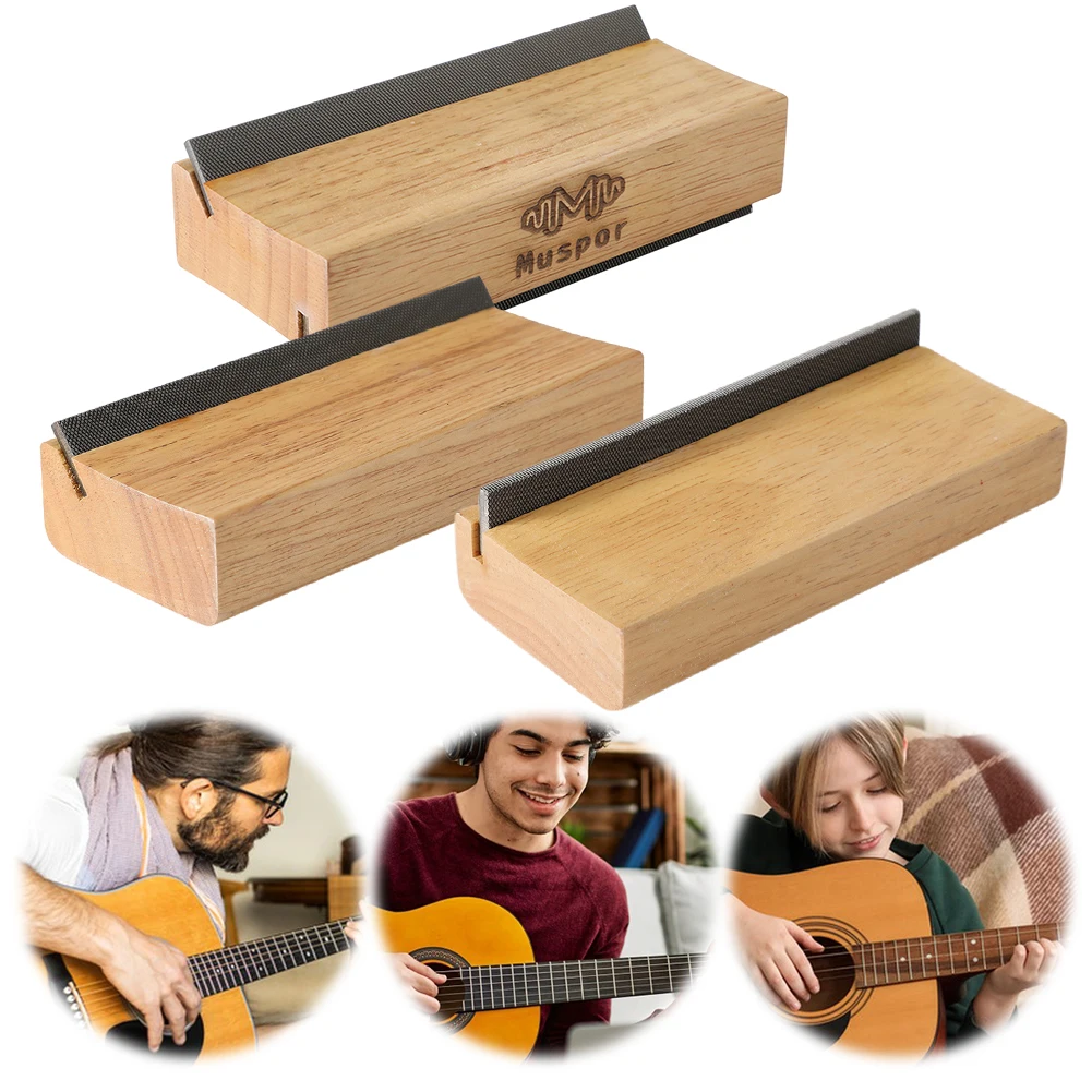 35/90 Degree Wooden Musical Instruments Maintenance Polishing File Guitar Fix Fret File for Guitar Bass Fret End Dressing