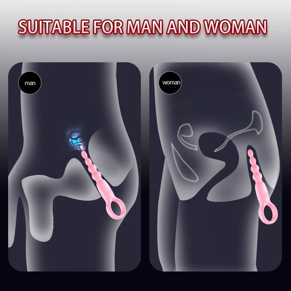 الشرج هزاز الشرج الخرز بعقب المكونات دسار الجنس لعب للمرأة الرجال الأزواج جهاز تدليك للبروستاتا الإناث الاستمناء منتجات الجنس الكبار #1