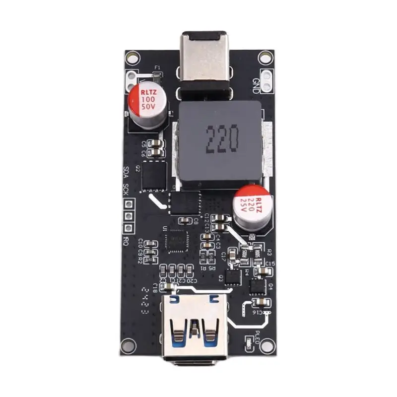 A92Z TZT DC 6-30V 140W Desktop High-Power Intelligent Fast Charging Module Multi Protocol For QC4.0+ /5.0 PD FCP SCP SFCP