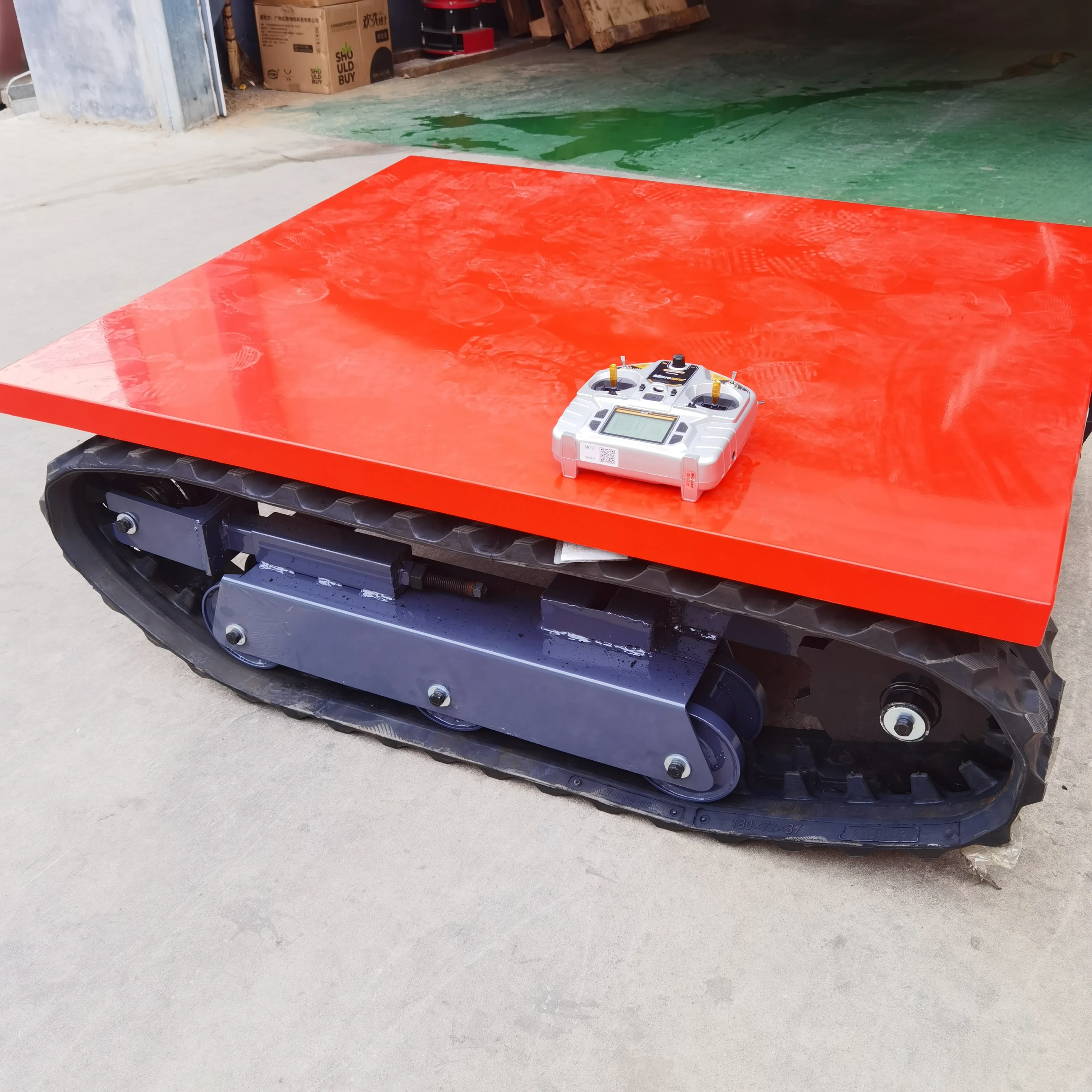 Universal Modified RC Tracked Chassis, Multifunctional Undercarriage Replacement Parts for Construction Excavator Machinery view 6