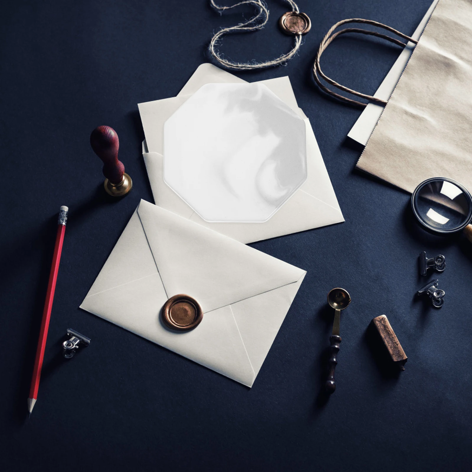 

Ceramic Wax Seal Pad Heat Resistant Backing Board for Stamp Sealing Non Stick Demoulding Tool Home Use Wax Seal Pad