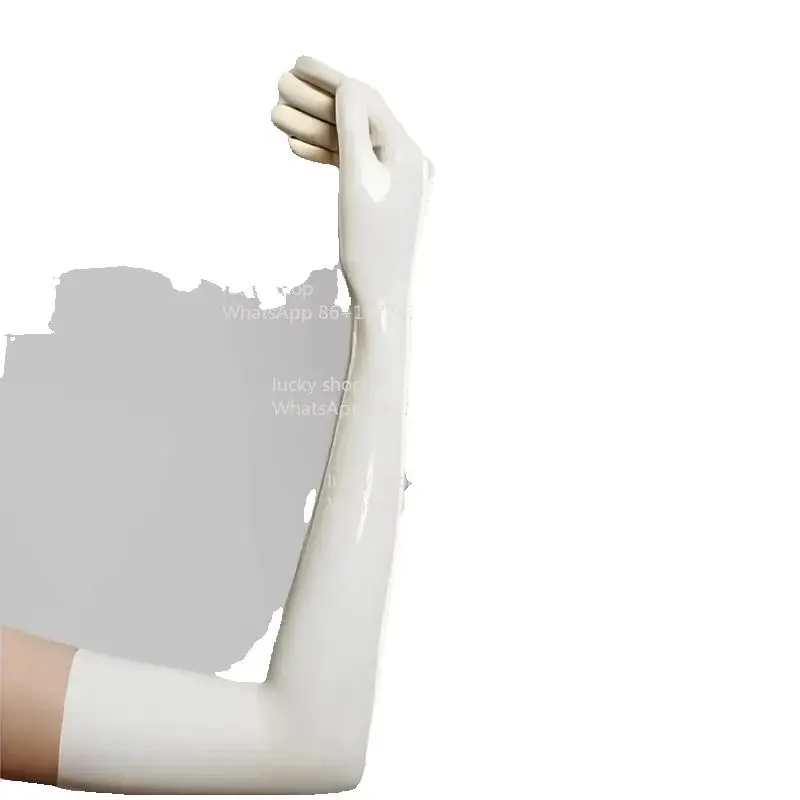 Latex Gloves Are Tight and Adherent, with Red, Black, and White Lengths, 0.4mm Ultra-thin and Glossy