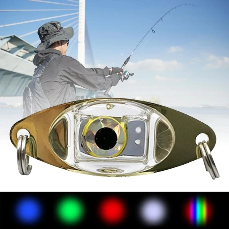 

Fishing Lures Fishing Spoons Underwater Bass Flashers Trolling Deep Drop Baits Fishing Light LED Lighted Baits Flashers