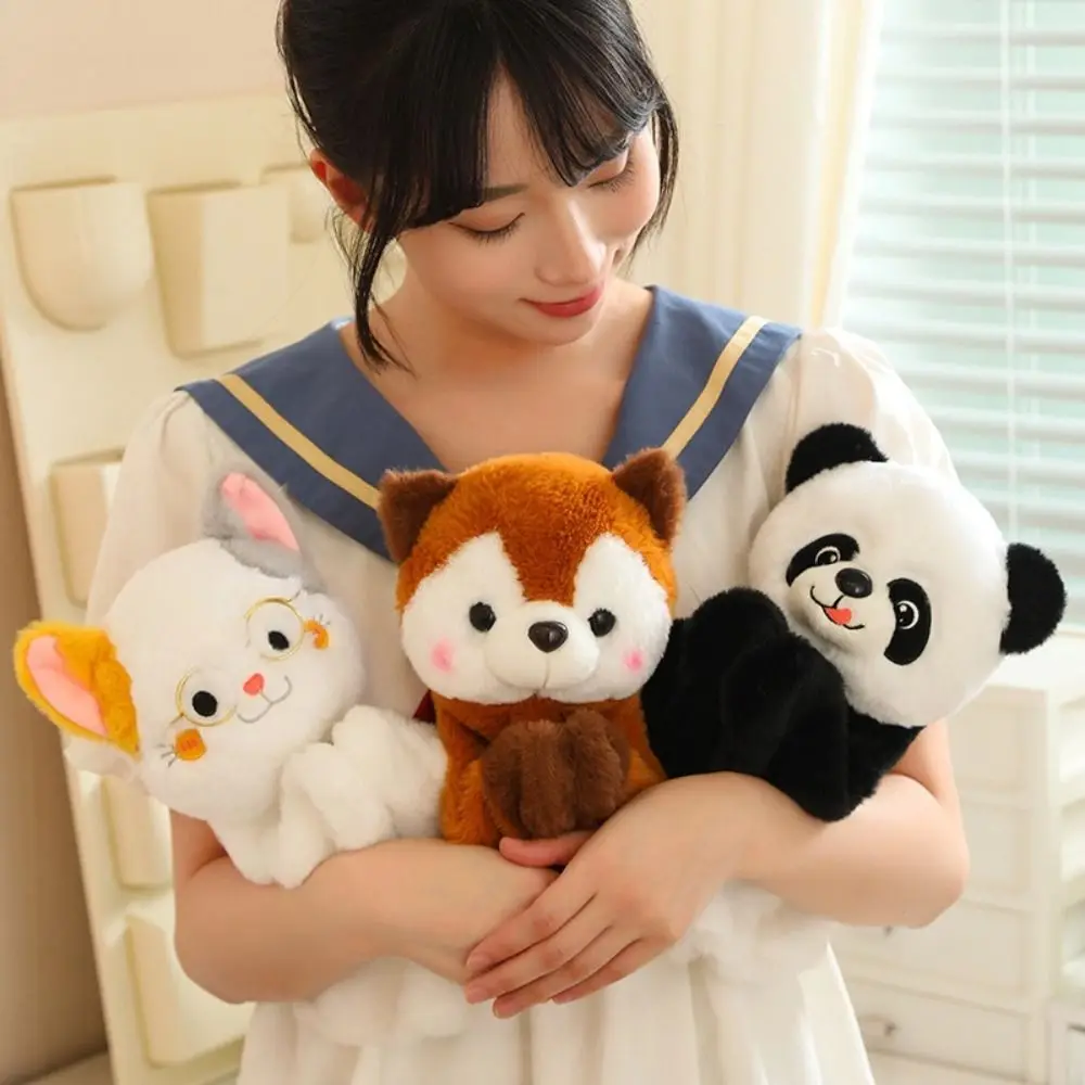 Animal relleno boxeo capibara juguete Panda gato Kung Fu Animal juguete Kawaii sonido de batalla lindo Animal juguetes de mano regalos para niños