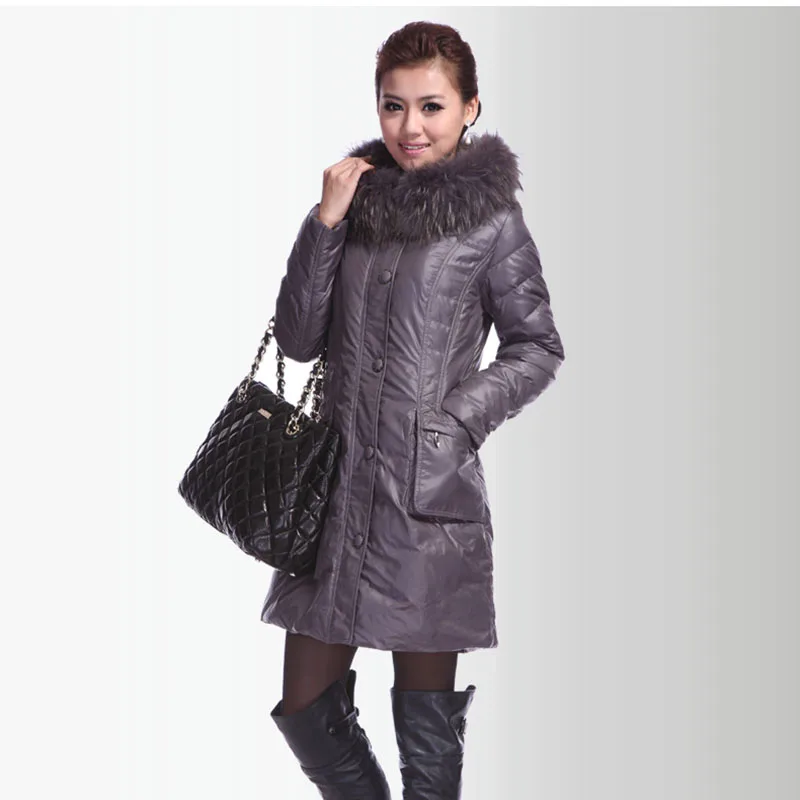 Woman winter coats Down jacket Woman clothing feather parkas Women down jacket New outerwear clothes Plus size women's clothing view 2