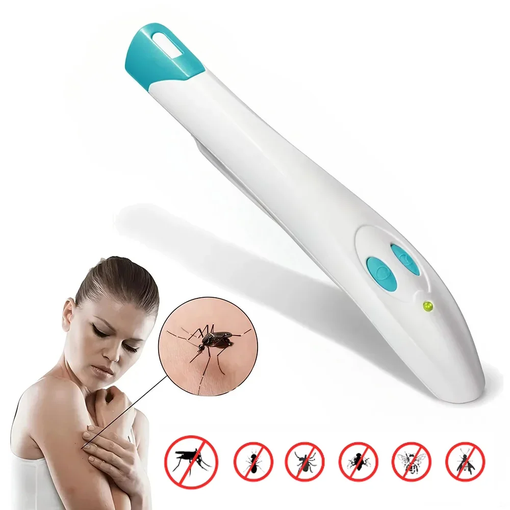 Electronic Mosquito Bite Anti-itch Pen Insect Bite Healer Portable Sting Relief Pen Mosquito Relieve Stick for Hiking Outdoor