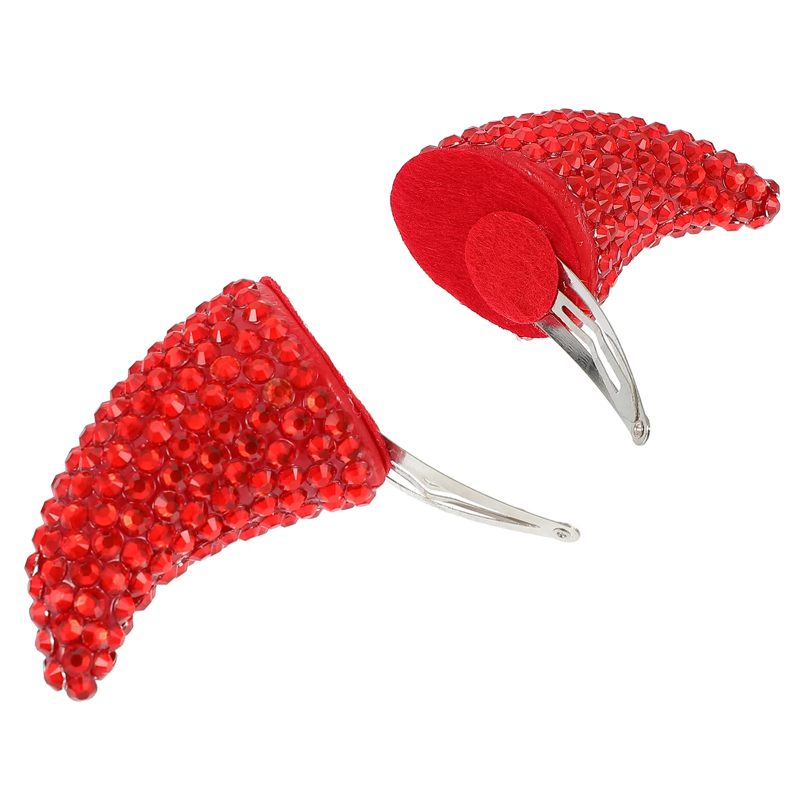 

2 Pcs Hairpin Halloween Claw Clips Costumes Headband Funny Headwear Horns