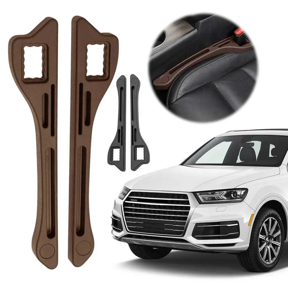 

2Pcs Crevice Drop Blocker with Seatbelt Hole Filling Slot Strip Waterproof Seat Slot Storage Organizer Auto Interior Decoration