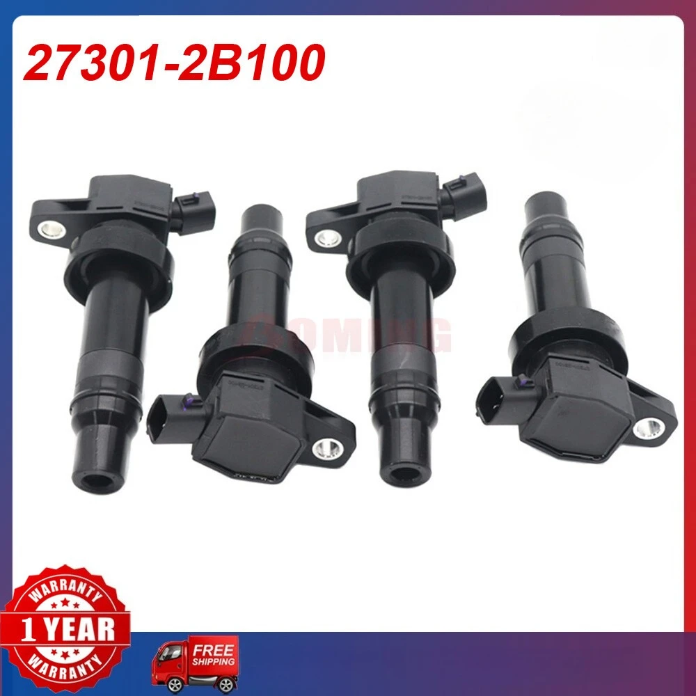 27301-2B100 Ignition Coil 1/4pcs For Hyundai Accent Veloster i20 i30 Kia Rio Soul Rio5 1.6L L4 2012-2020 273012B100 27301-2B000