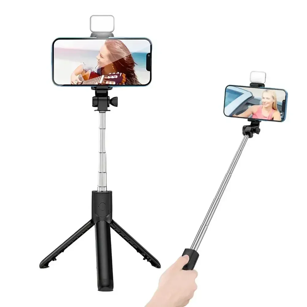 360 Rotation Selfie Stick Phone Holder Tripod Multi Mode Camera Stand Retractable Cell Phone Mount Selfie Artifact