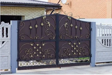 Golden Supplier Cheap Wrought Iron Gates Double Door Iron Gates Iron Gates Models