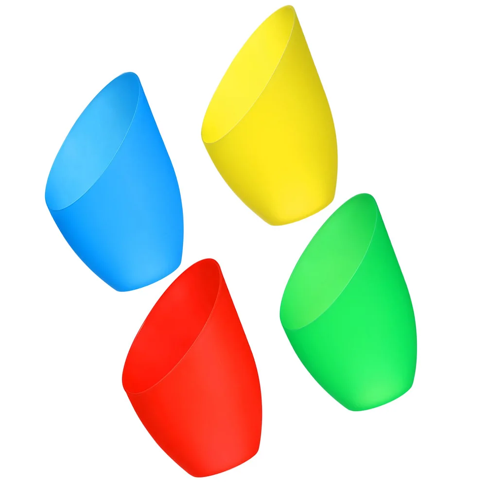 

4Pcs Horseshoe Plastic Lampshade Replacement Cover for Table Desk Floor Lamp Decorative Light Shade Vanity Pendant Fixture