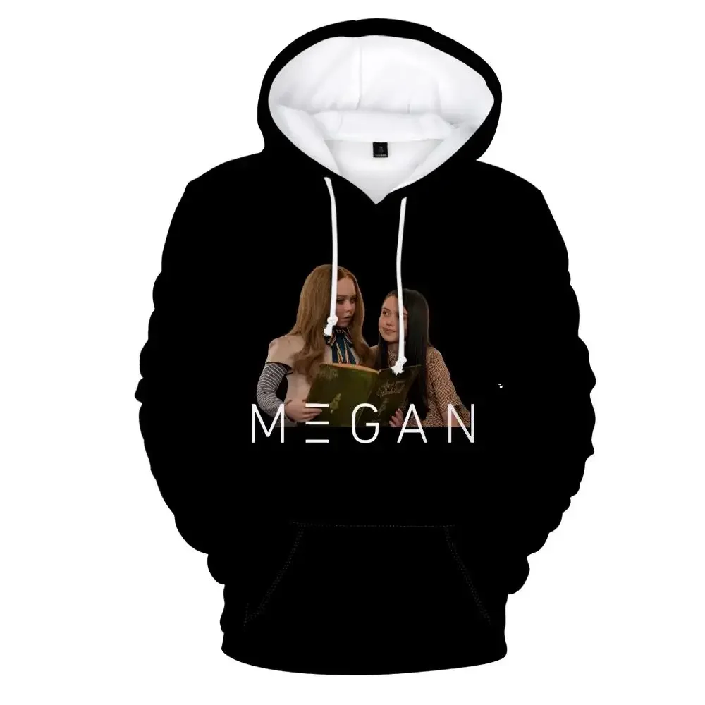 2024 HOT New M3gan New Horror Movie Merch Hoodie Winter Sweatshirt Unisex Long Sleeve Pullovers Casual Harajuku 3D Clothes