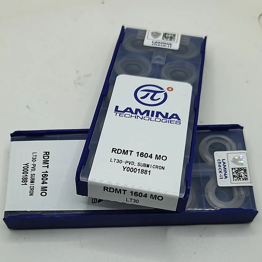 RDMT10T3MO LT30/RDMT1204MO LT30/RDMT1604MO LT30/RPMT1204MO LT30/RDMW10T3MO LT30/RDMW1204MO LAMINA CNC carbide inserts 10PCS/BOX