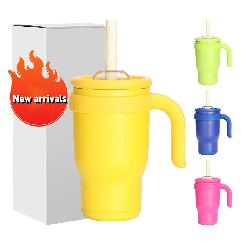 

420/1200ml Tumbler With Handle Insulated Tumbler With Lid And Metal Sports Water Bottle Jug Stainless Steel Travel Coffee Mug