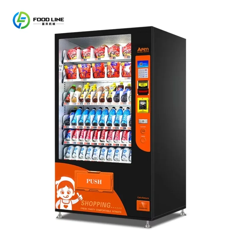Automatic Vending Snacks and Beverage Vending Machines for Office