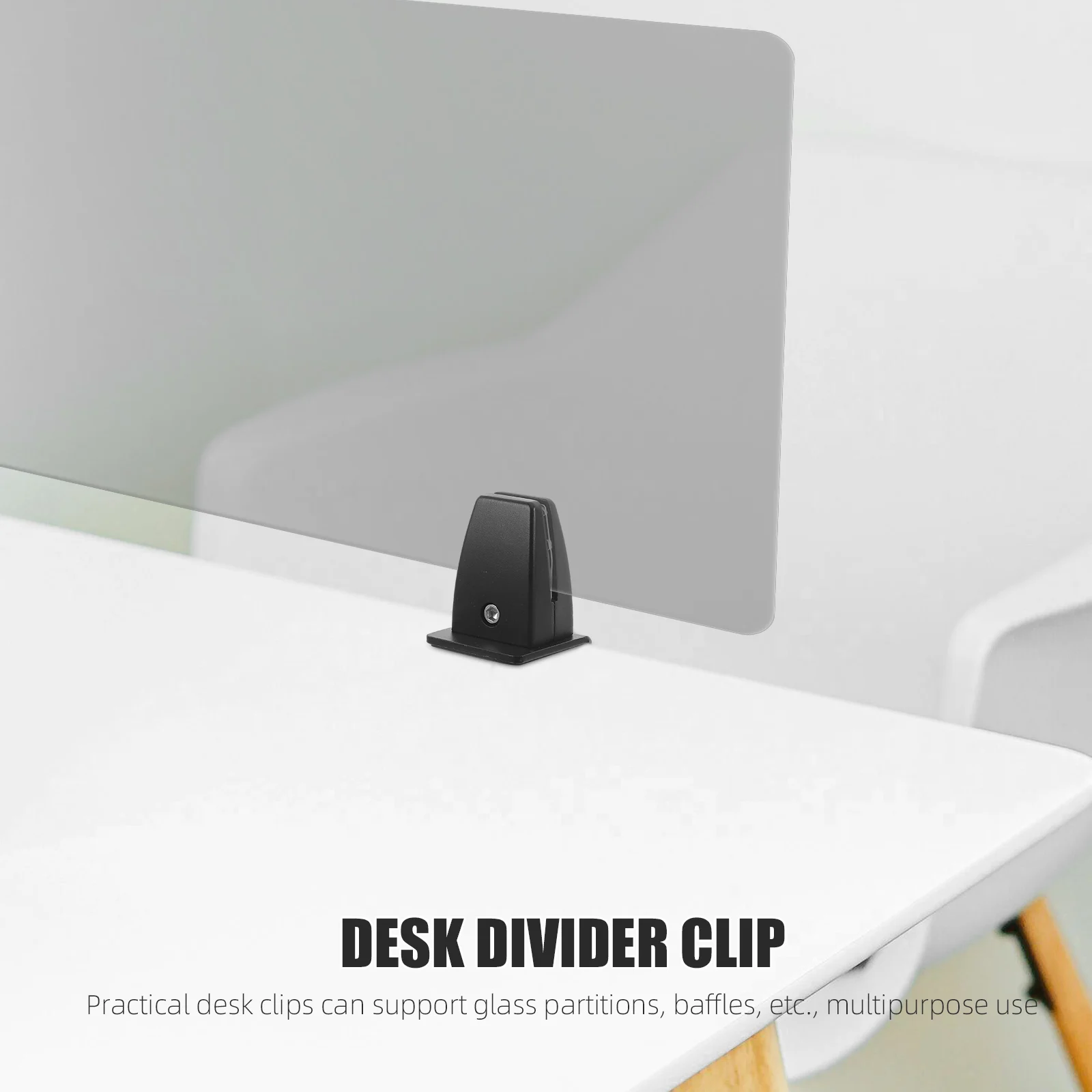 

Securing Clip Screen Fence Panel Clips Aluminum Alloy Desk Divider Partition Clamp