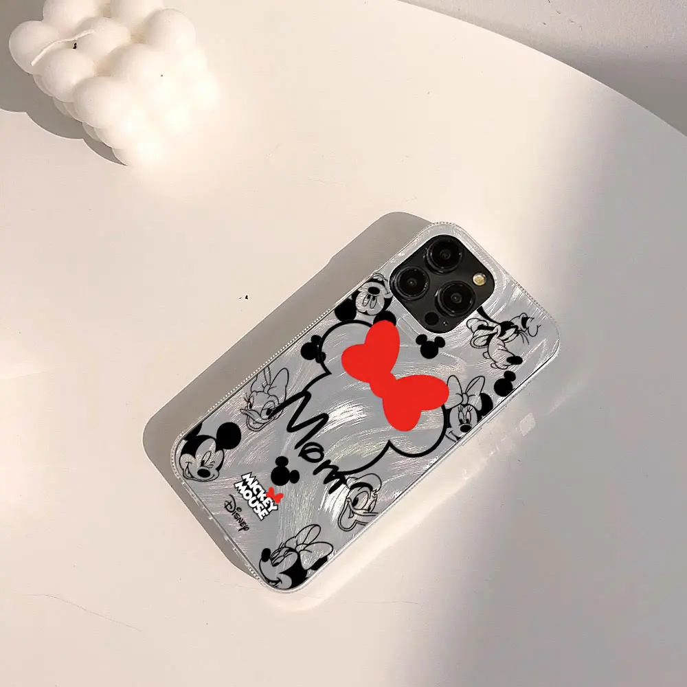 حافظة هاتف جميلة لطيفة باللون الأحمر Yk2 Mickeys Minnies لهاتف Tecno Spark 30c 20c 10 Go Camon 30 20 itel A60 A70 A48 RS4 P36 S23 Pro 4G 5G #3