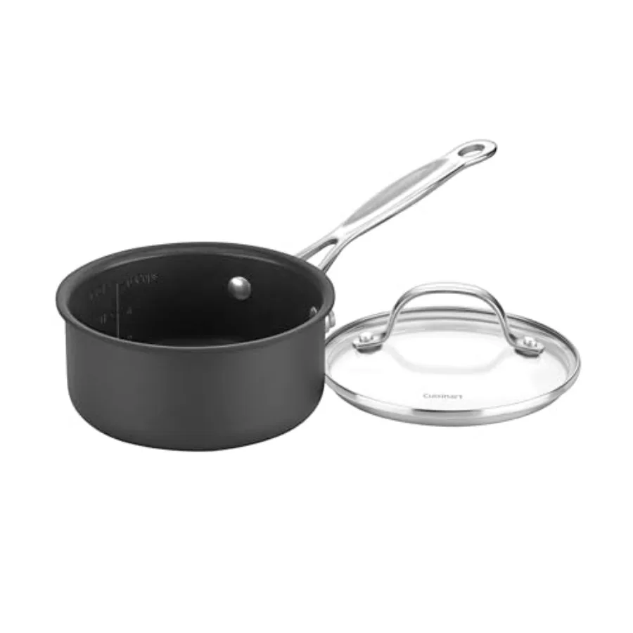 

Chef's Classic 2 Quart PURELYCERAMIC™ Non-Stick PFAS-Free Hard Anodized Saucepan 619C-18