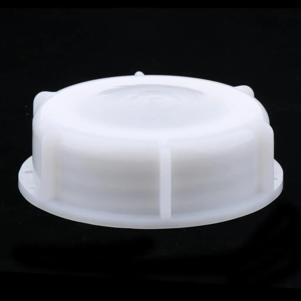 1000L IBC Tote Tank Cap White Polypropylene Lid Adapter for Water Container Hose Garden Valve Protection