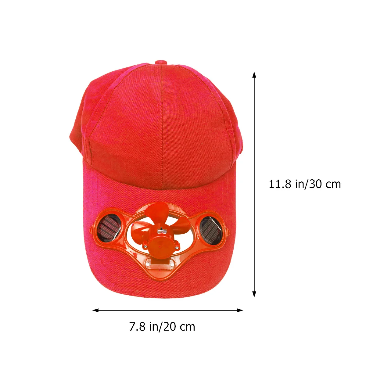 1 stks Fan Cap Zonne-energie Opslag Zomerhoed Zonnebrandcrème Outdoor Fan Cap Zonblok Hoed Zomerbenodigdheden