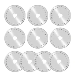 BUDDUR 10PCS 45mm Rotary Cutter Blades Kit With Storage Box For Quilting Fabric Paper DIY Patchwork Sewing Quilting Tools Set