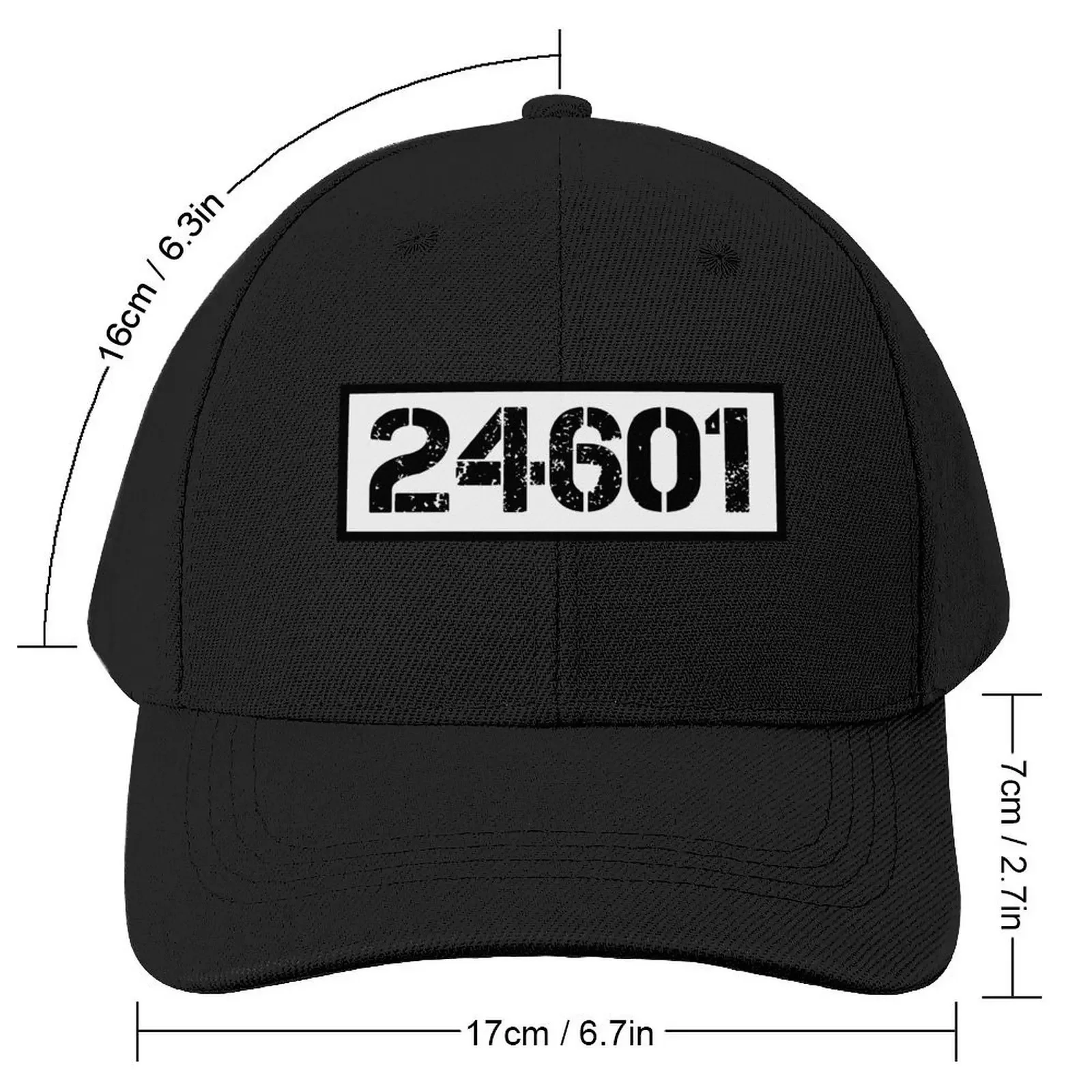 Les Miserables 24601 Number Baseball Cap hiking hat Military Cap Man Golf Wear Men Women's