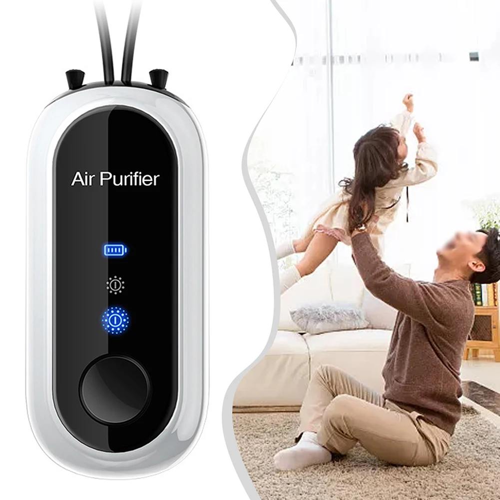 Tragbarer Negativ-Ionen-Mini-Luftreiniger, frischer, hängende Negativ-Ionen, reinigt die Luft, 780 mAh, praktisch, reinigt die Luft überall – Detail 7