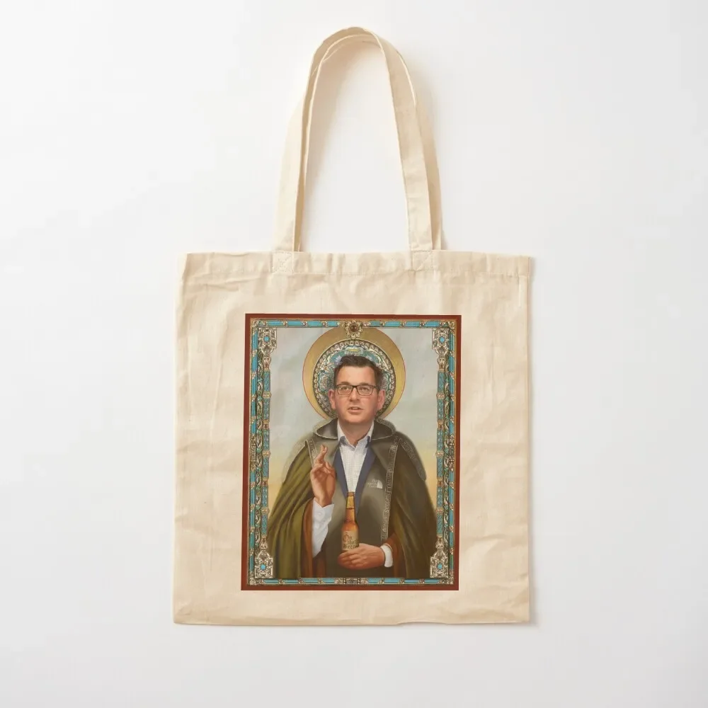 

Saint Dan Andrews Tote Bag reusable shopping bag eco bag folding tote custom