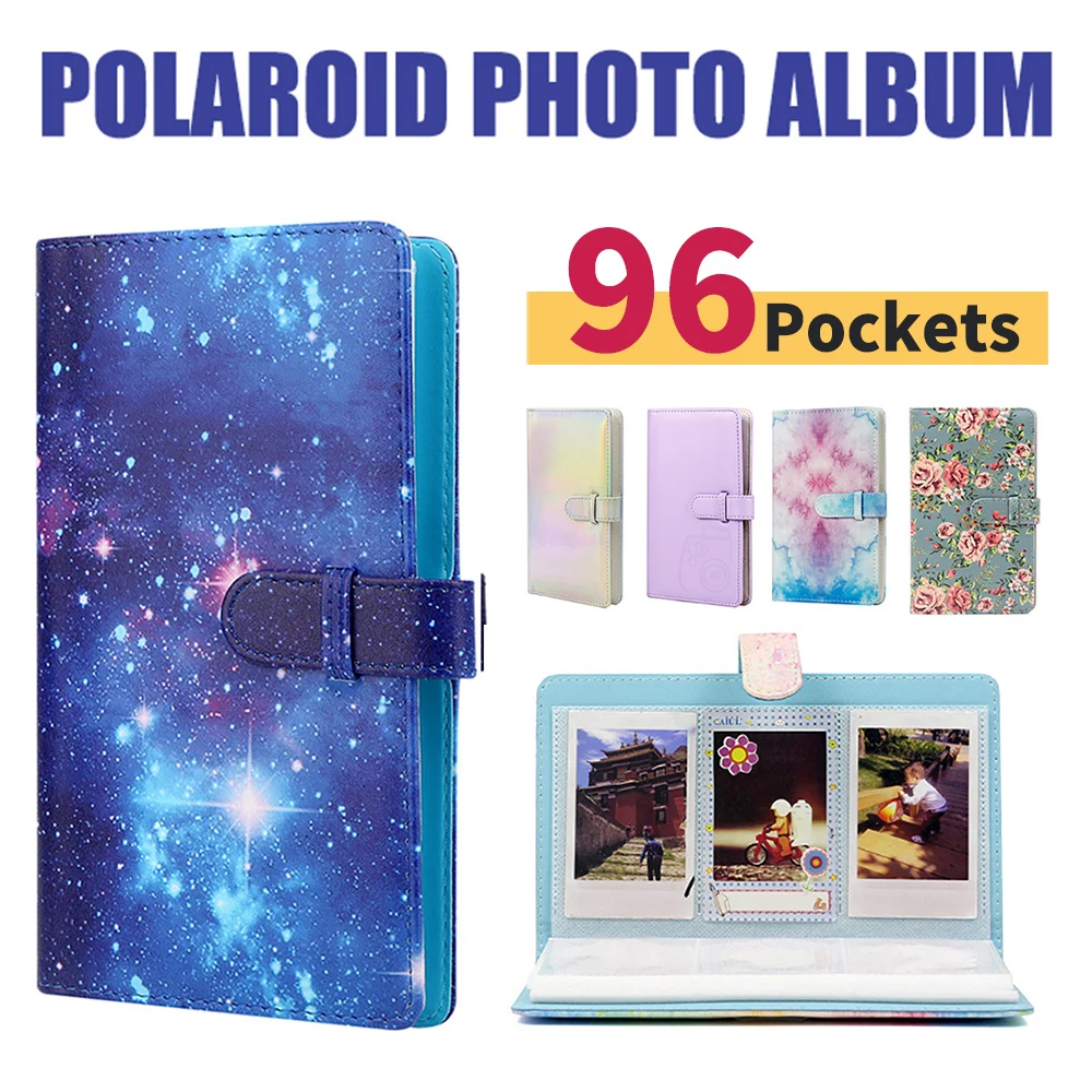 96 Pockets 3 Inch Photo Album for Fujifilm Instant Mini 12 Films Instax camera 9 7s 70 25 50s 90 Name Card Book