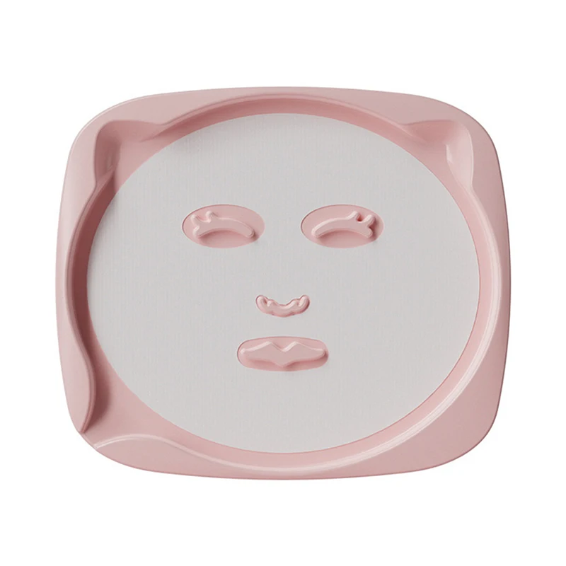 2 قطعة قناع الوجه المحمول لوحة قناع واضح قابلة لإعادة الاستخدام قناع قالب صينية DIY أداة ماكياج Beautykeup مجموعة أداة العناية بالبشرة #5