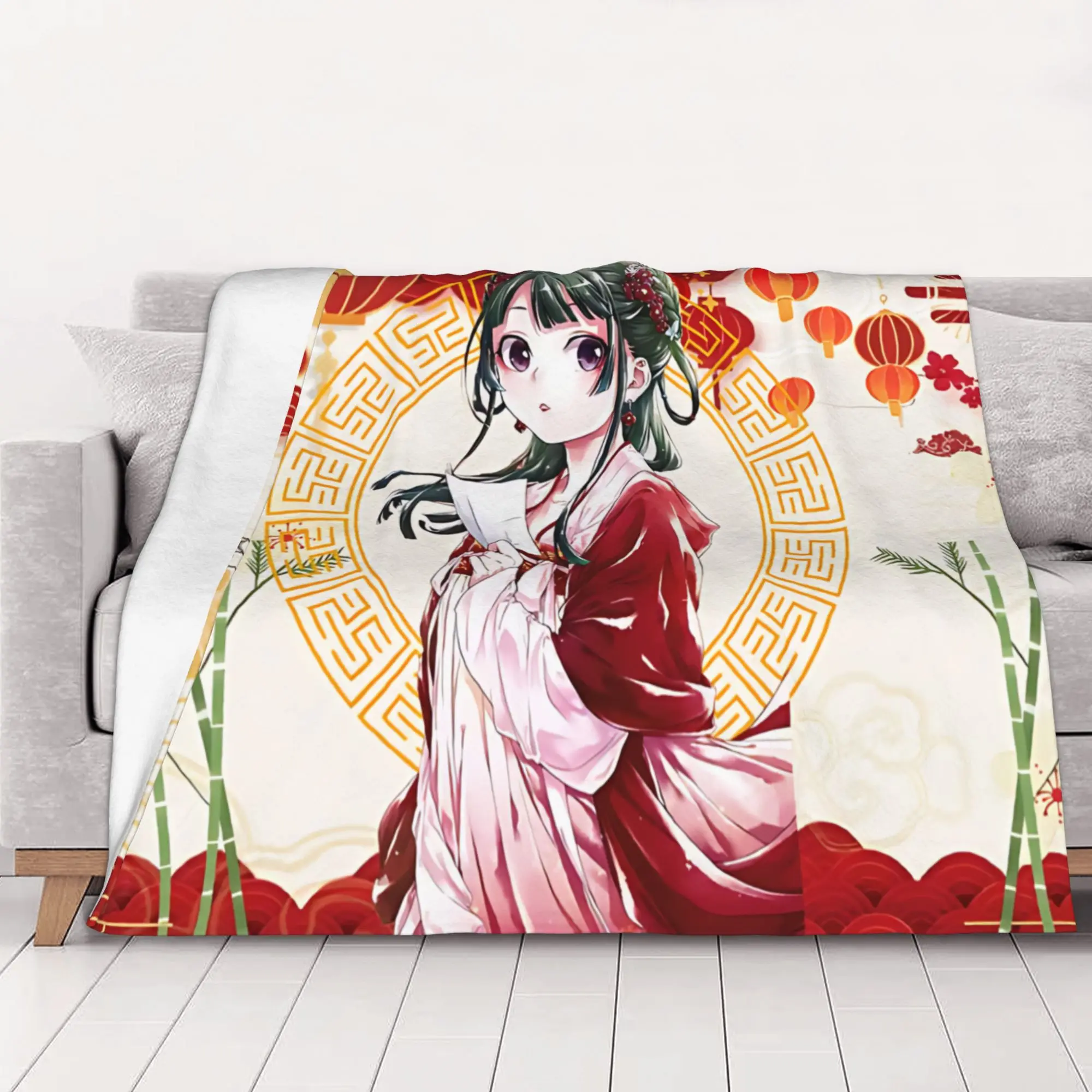 1PC The Apothecary MAOMAO  home room decorations Winter Blankets for Adults Bedding Home Interior Sofa Knee