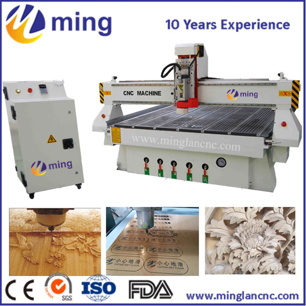 1325 cnc router for woodworking carving mach3 controlled 4x8 foot 3/4 axis router