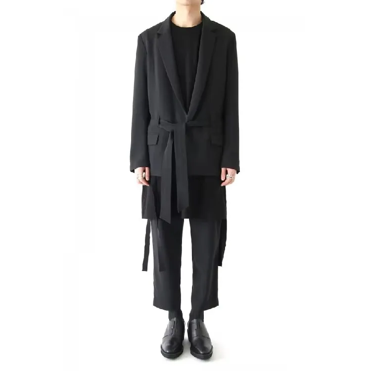 XS-6XL novo 2025 roupas femininas masculinas caminhada blazer cabeleireiro moderno designer de moda cinto terno casaco plus size costomes