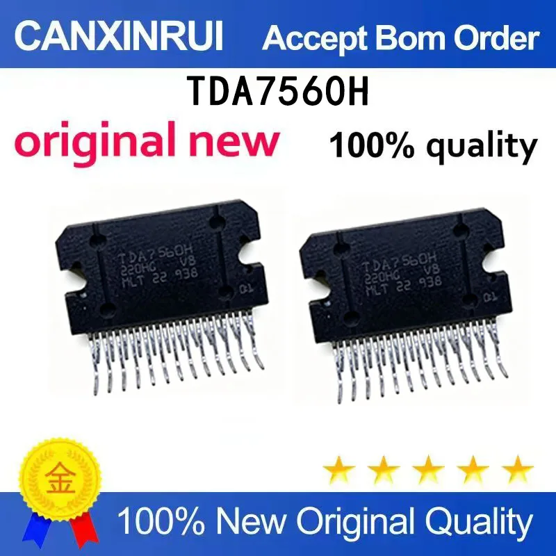 (5pcs-100pcs)New TDA7560H ZIP-25 Automotive Audio Amplifier Chip IC Audio Amplifier