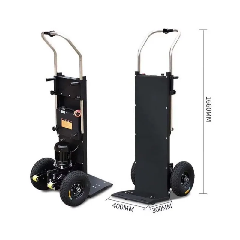 Hot Commodity Smart Electric Steel Foldable Load Bearing Cart Automated Heavy Cargo Transport OEM Shopping Tools