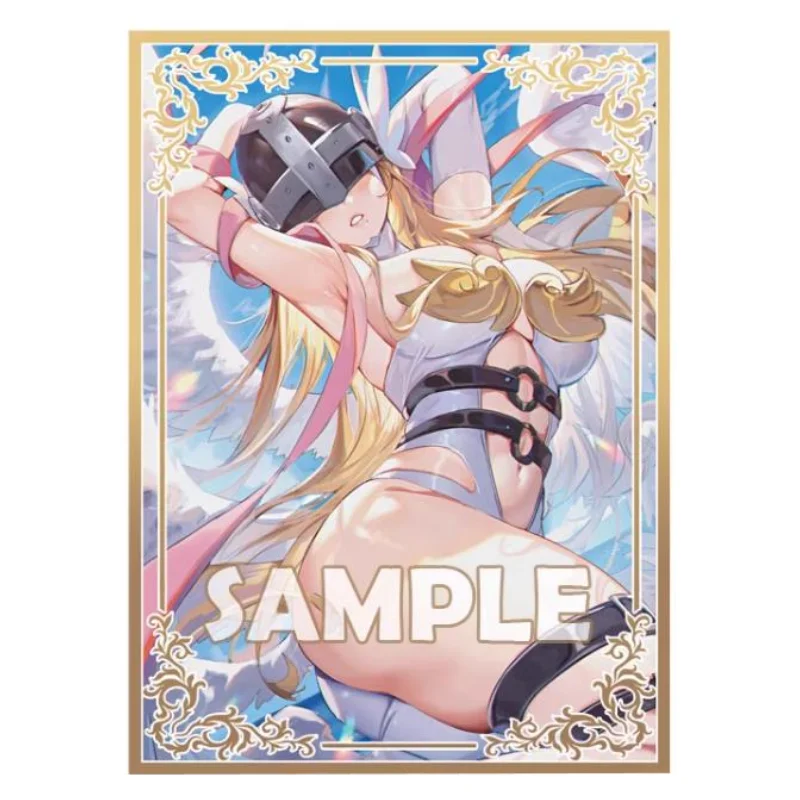 60Pcs/Set 67x92mm Anime Game Digital Monsters DTCG TCG Flash Beauty Card Sleeve Angewomon Hobbies Collection Gifts Toys