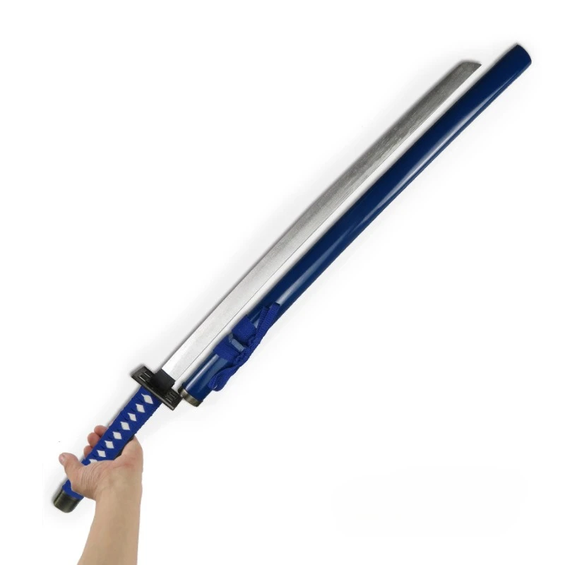 100 cm/33.37in Middeleeuwse Zwaard Houten Anime Randapparatuur Model Wapens Rekwisieten Met Schede Duizend Kersenbloesems Cosplay Gift Speelgoed