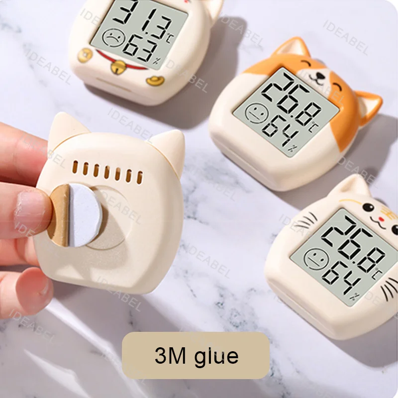 Digital Thermometer Hygrometer Indoor Temperature LCD Electronic Monitor Hygrometer Outdoor Room Temperature Meter