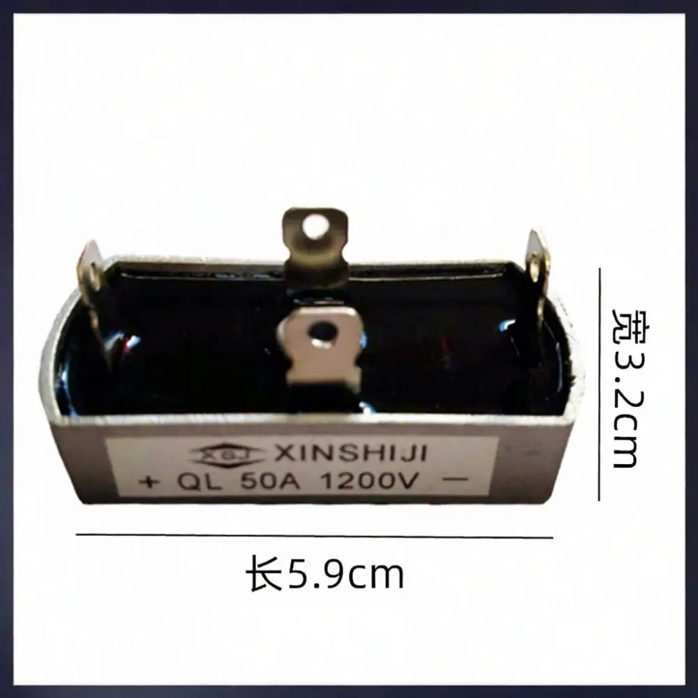 3 Phase Bridge Rectifier 1200V 35A SQL50A Diode Module For Brushless Generator Alternator Cooling Fin Integrated Repair Parts