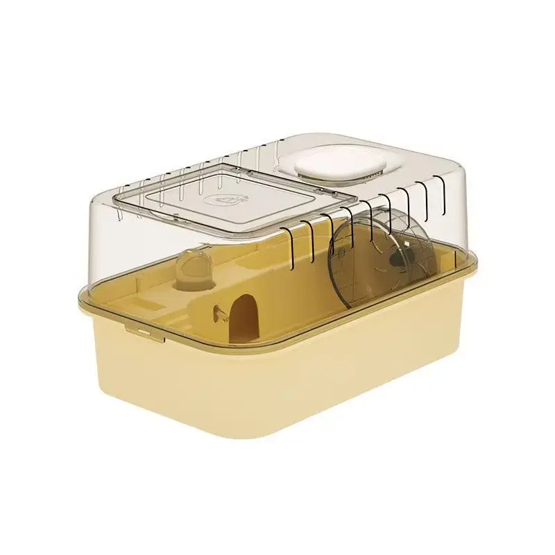Custom Wholesale Luxury Large Transparent Acrylic Hamster And Rat Cage Anti-Prison Escape House With Simple Button Cheap Pet Sup