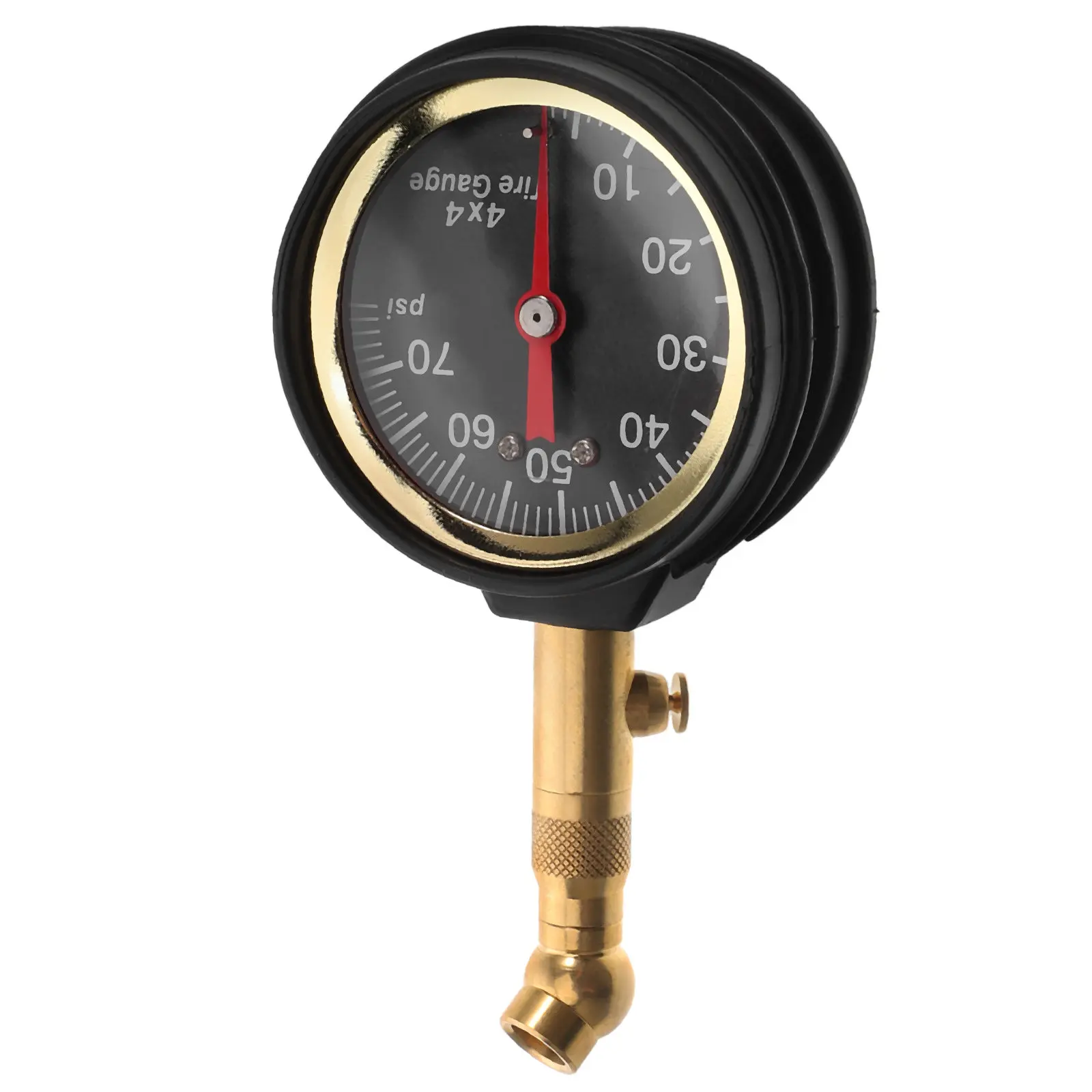 

Manual Heavy Tire Pressure Gauge Analog for Automotive Truck Tire Air Pressure Measurement Tool Rapid Deflation Tester