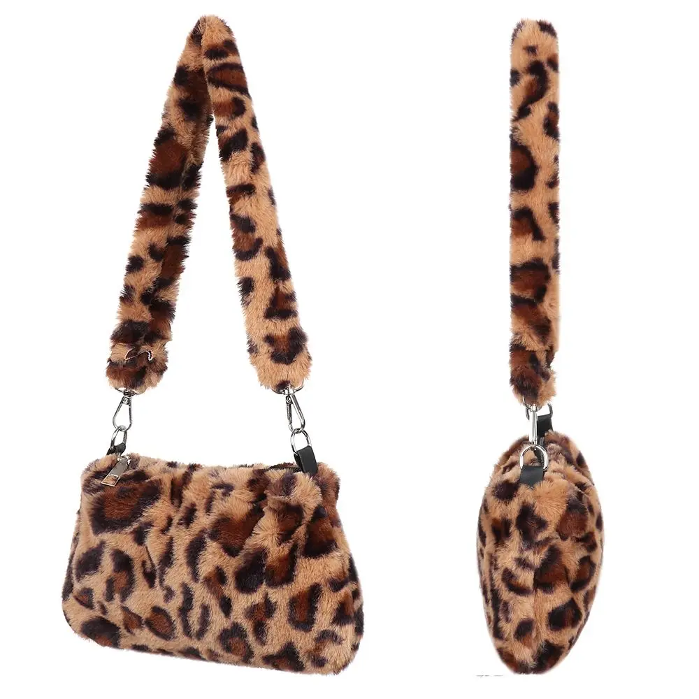 Lady Shoulder Bag Animal Print Leopard Crossbody Bag Underarm Bag Shoulder Bags Handbags Messenger Bag Casual Women's Handbag