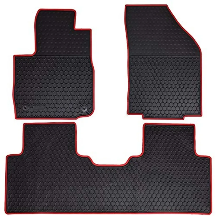 

Car Custom Fit for Chevrolet Chevy Equinox Not for EV / GMC Terrain Odorless Washable Rubber All Weather Liners Red