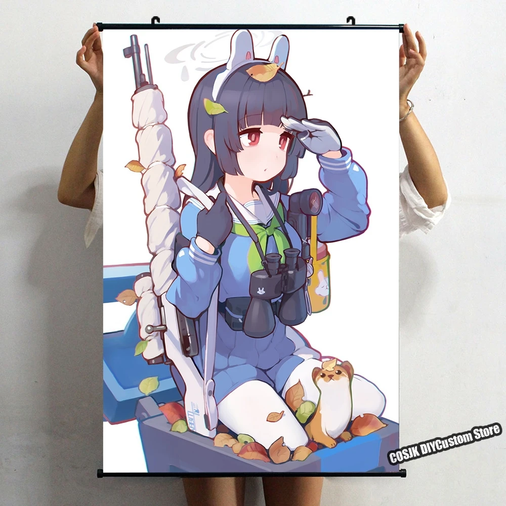 Nuovo gioco Anime archivio blu Kasumizawa Miyu Poster Wall Scroll Home Decor soggiorno decorazione murale regali d'arte da collezione